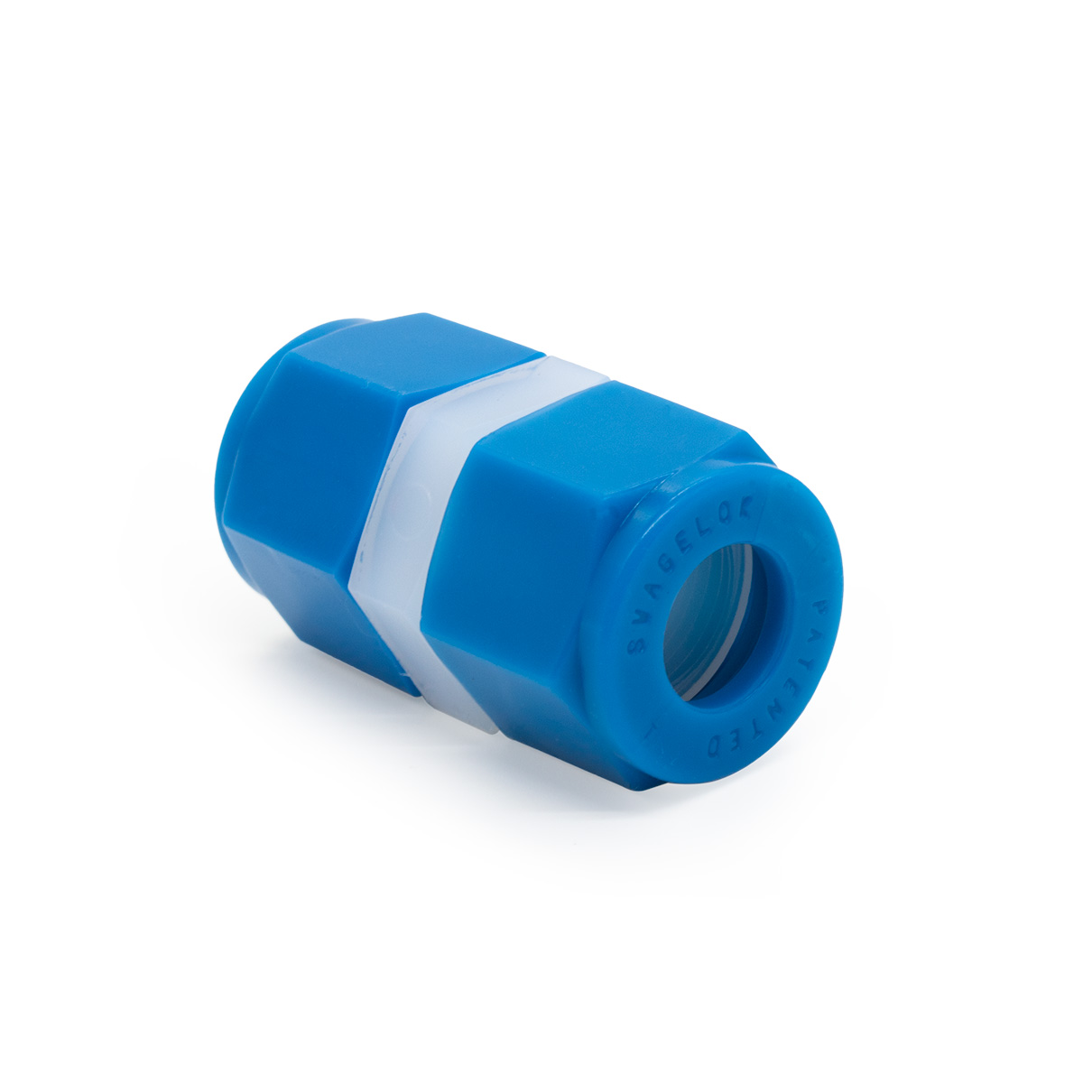 PFA cell body for reusable 1/4-inch two-electrode battery test cell