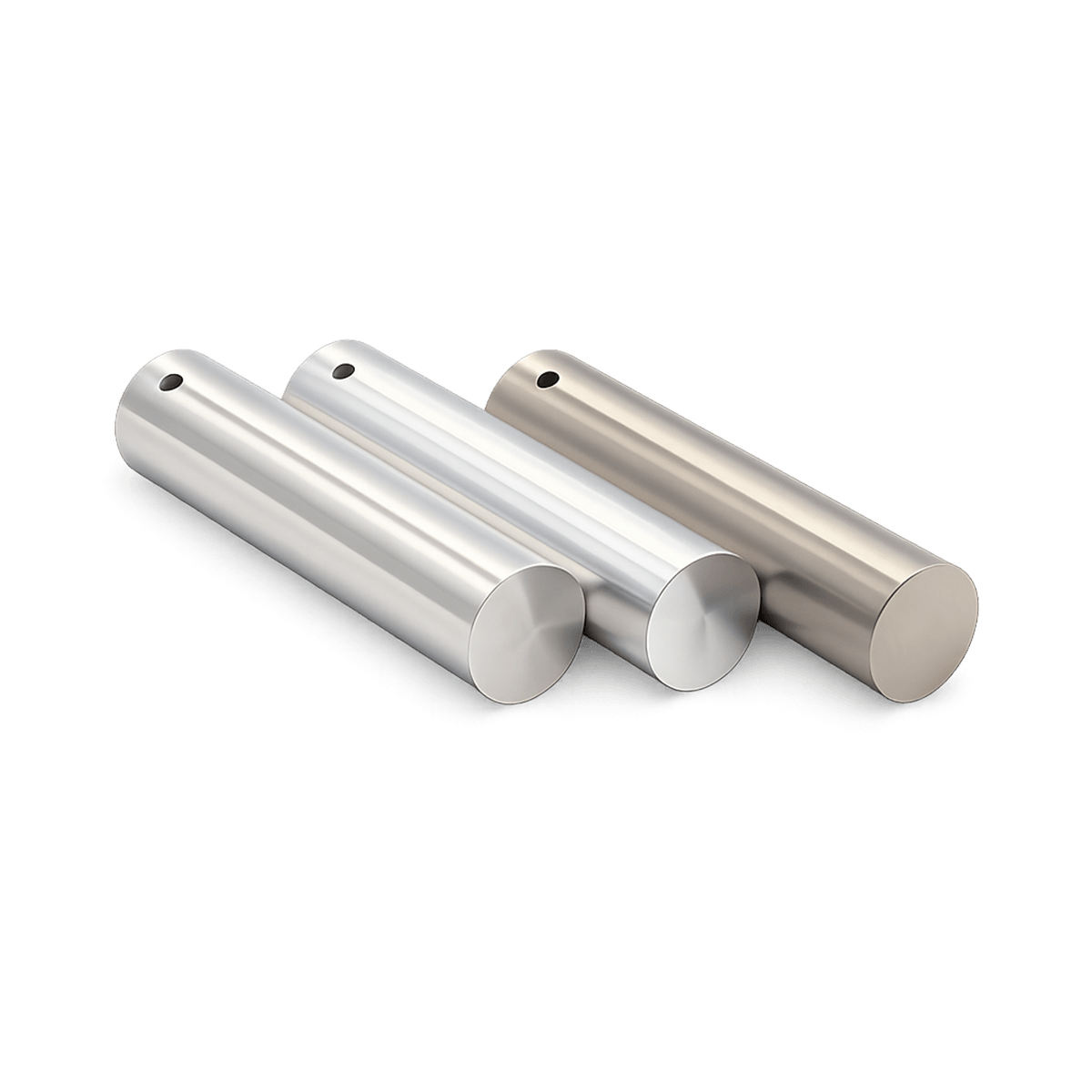 Interchangeable SS316, aluminium and titanium plungers for 1/2-inch PFA battery test cell