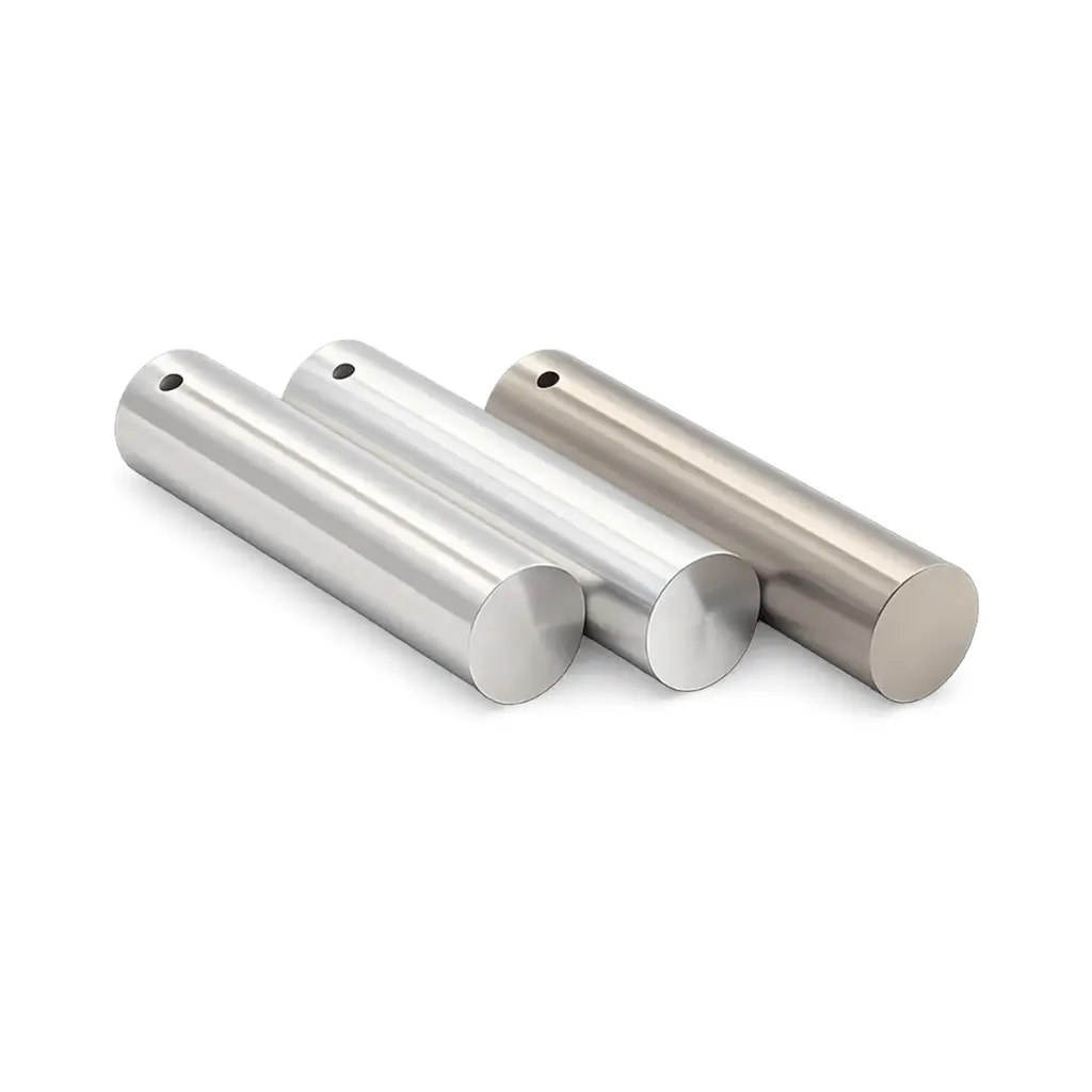 Interchangeable SS316, aluminium and titanium plungers for 1/4-inch PFA battery test cell