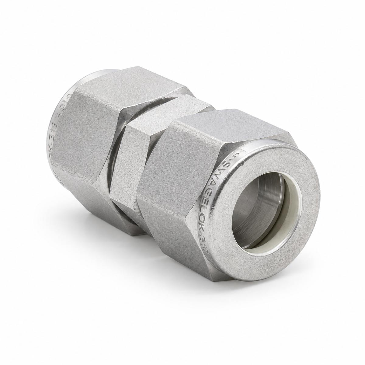 SS316 stainless-steel cell body for reusable 1/4-inch two-electrode battery test cell