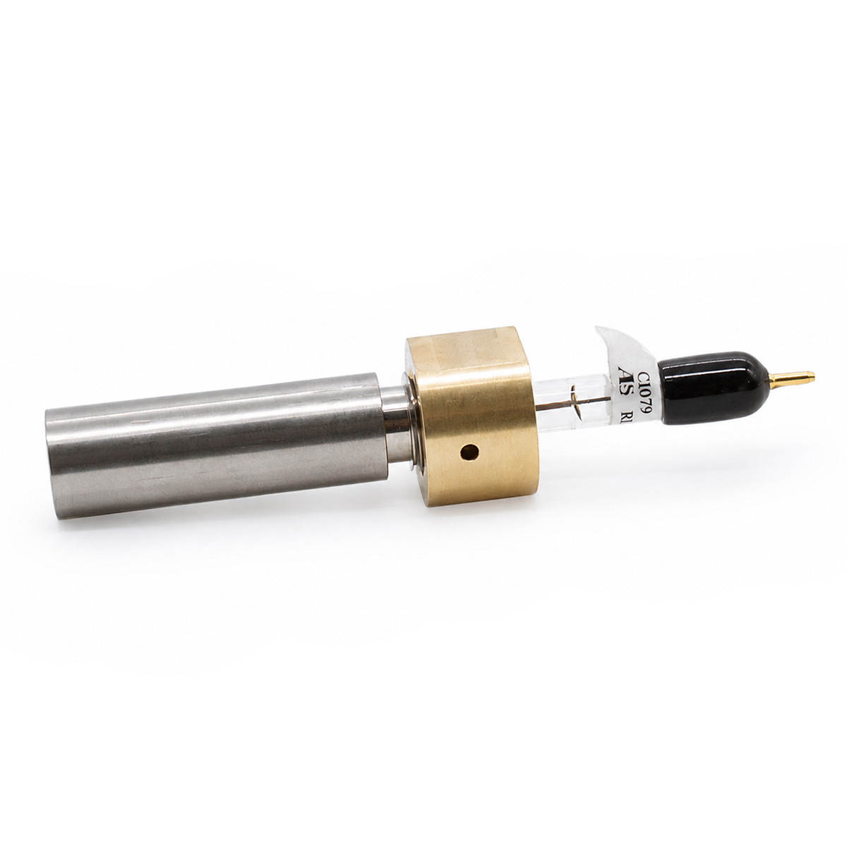 Removable reference electrode for PFA three-electrode battery test cell