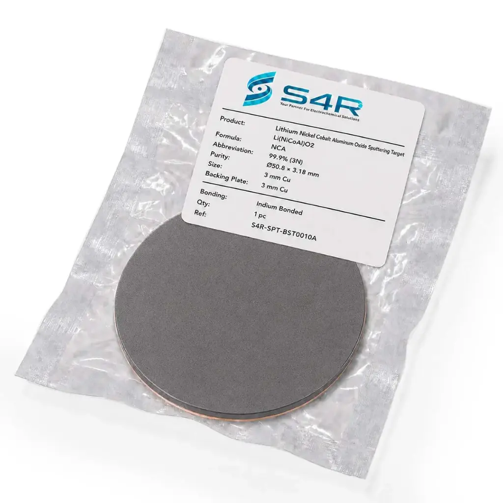 Lithium Nickel Cobalt Aluminum Oxide Sputtering Target (NCA)
