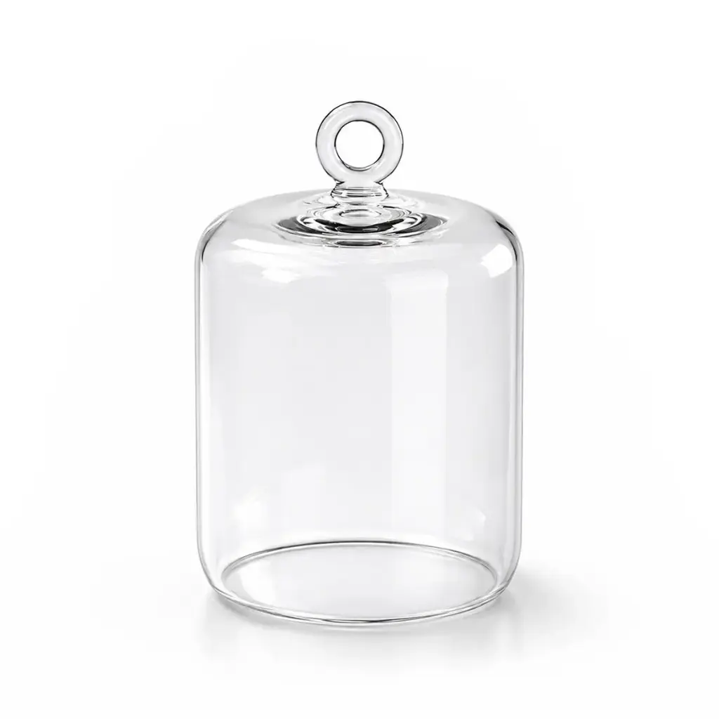 Removable fused quartz tube end cap