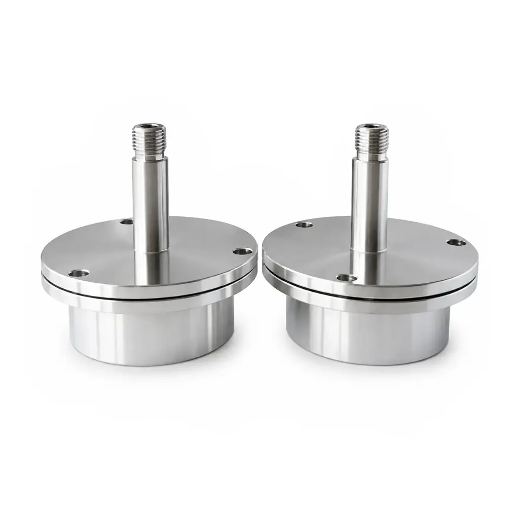 Tube Furnace Flange with Gas Inlet & Outlet Ports