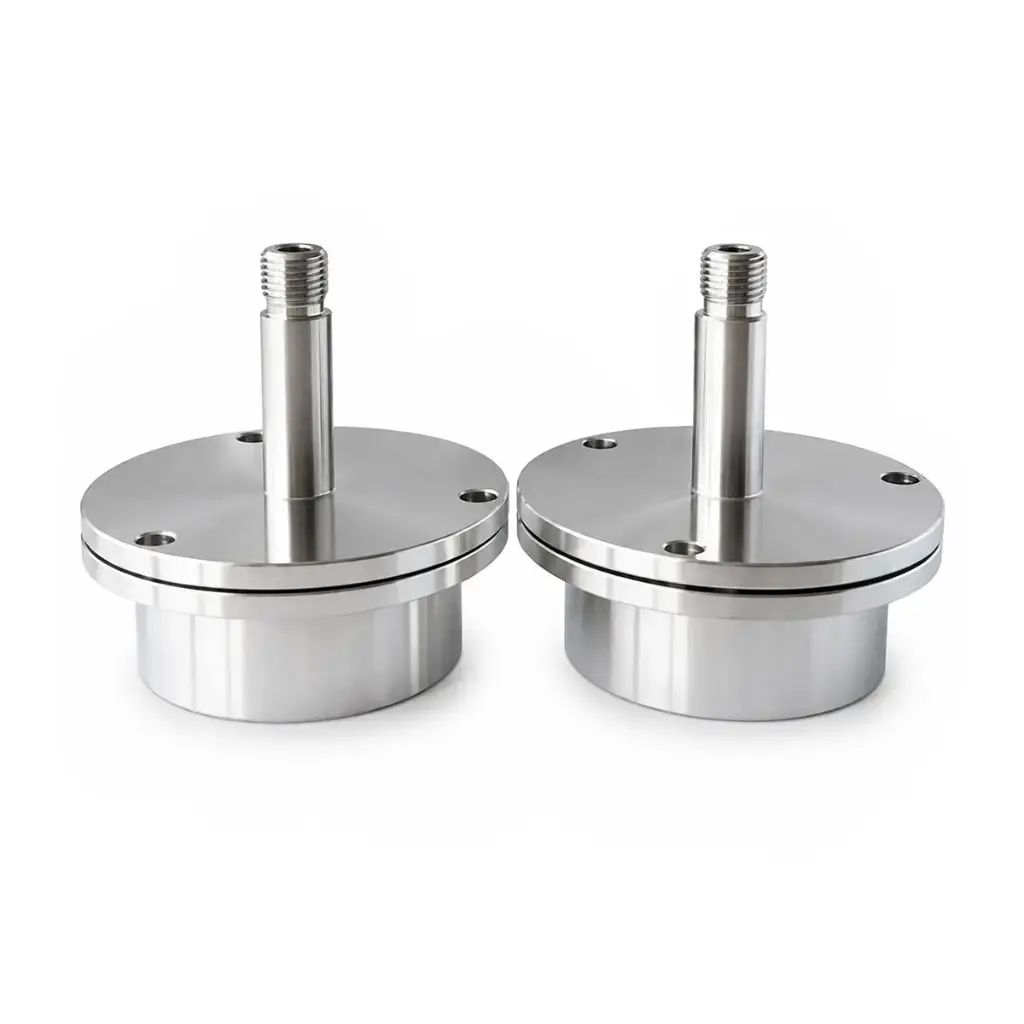 Tube Furnace Flange with Gas Inlet & Outlet Ports