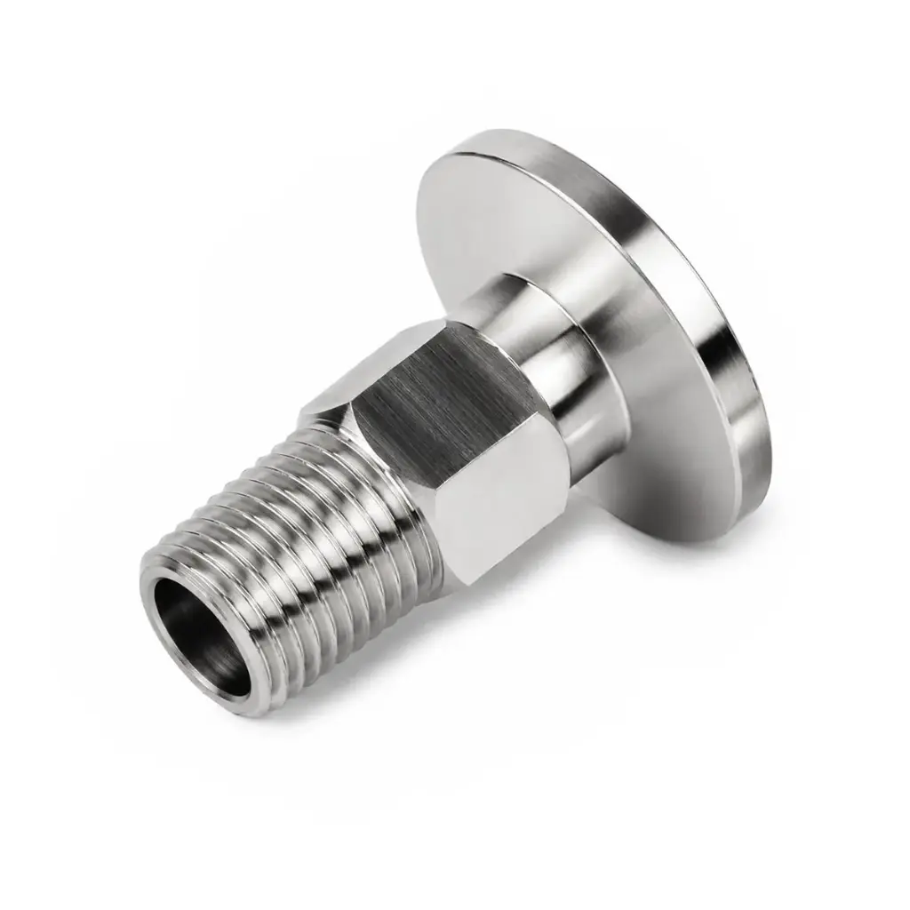KF Vacuum Male Thread Adapter - PT Thread