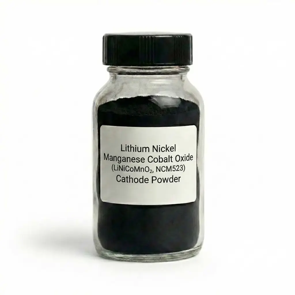 NCM523 (LiNiCoMnO₂, Ni:Co:Mn = 5:2:3) Cathode Powder for High-Power Li-ion Batteries – 200 g