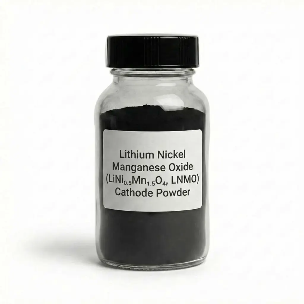 Lithium Nickel Manganese Oxide (LiNi₀.₅Mn₁.₅O₄, LNMO) Cathode Powder for Li-ion Battery Research – 200 g