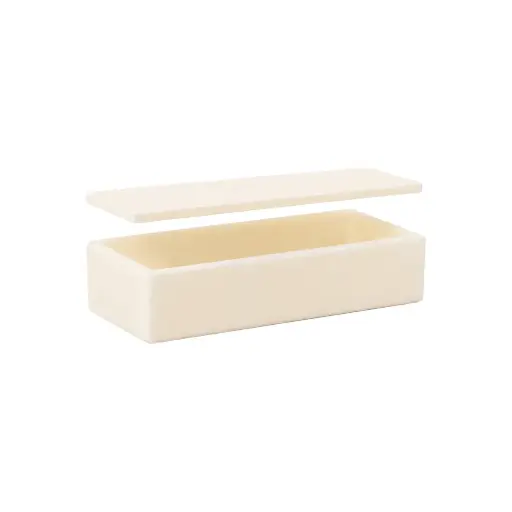 Alumina Boat with Lid (≥99% Al₂O₃) – Standard Laboratory Series