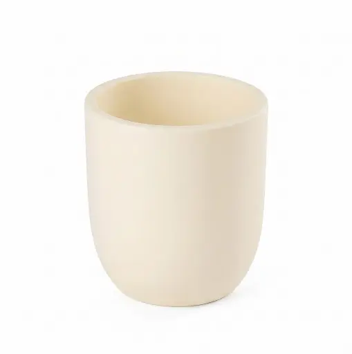 Alumina Crucible (≥99% Al₂O₃) – Arc-Shaped Type