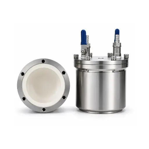Vacuum Grinding Jar with Zirconia Liner