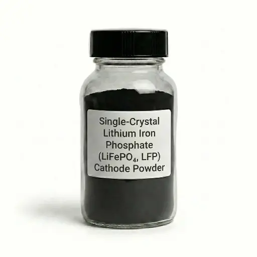 [S4R-ELM-CTP9020A] Single-Crystal Lithium Iron Phosphate (LiFePO₄, LFP) Cathode Powder for Li-ion Battery Research – 150 g