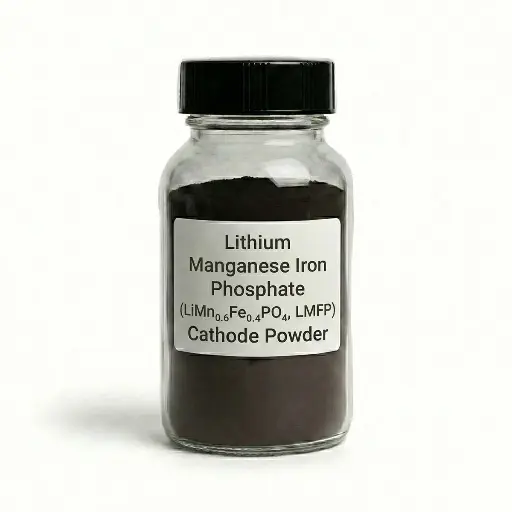 [S4R-ELM-CTP9004A] Lithium Manganese Iron Phosphate (LiMn₀.₆Fe₀.₄PO₄, LMFP) Cathode Powder for Li-ion Battery Research – 150 g