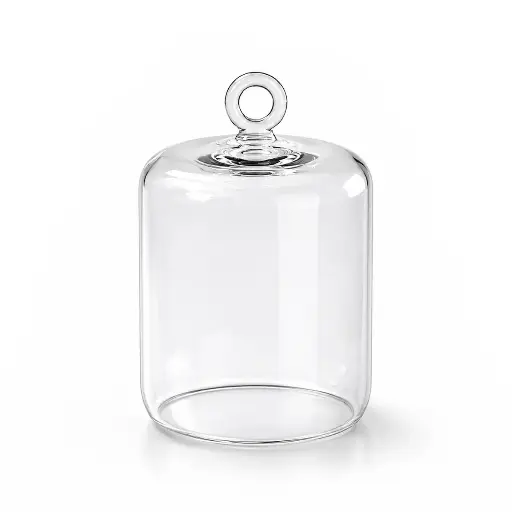 Removable fused quartz tube end cap