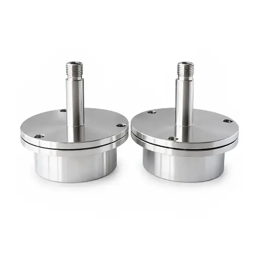 Tube Furnace Flange with Gas Inlet & Outlet Ports