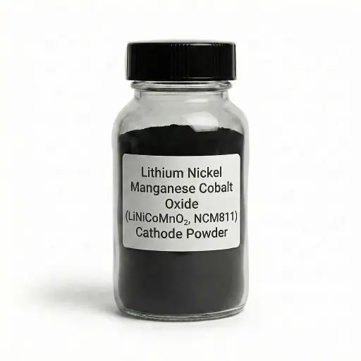 [S4R-ELM-CTP9011A] Lithium Nickel Manganese Cobalt Oxide (LiNiCoMnO₂, NCM811) Cathode Powder for Li-ion Battery Research – 200 g