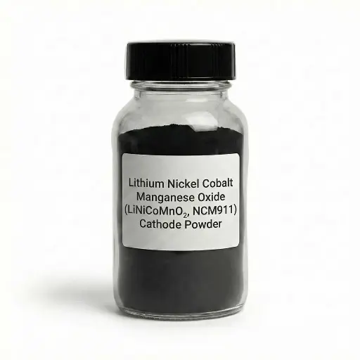 [S4R-ELM-CTP9007A] Lithium Nickel Cobalt Manganese Oxide (LiNiCoMnO₂, NCM911) Cathode Powder for Li-ion Battery Research – 200 g