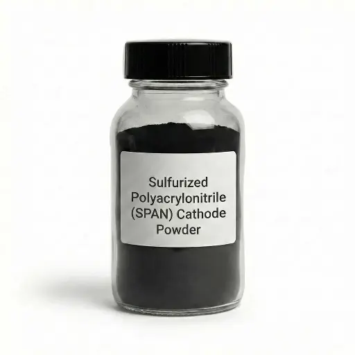 [S4R-ELM-CTP9021A] Sulfurized Polyacrylonitrile (SPAN) Cathode Powder for Lithium–Sulfur (Li–S) Battery Research – 50 g