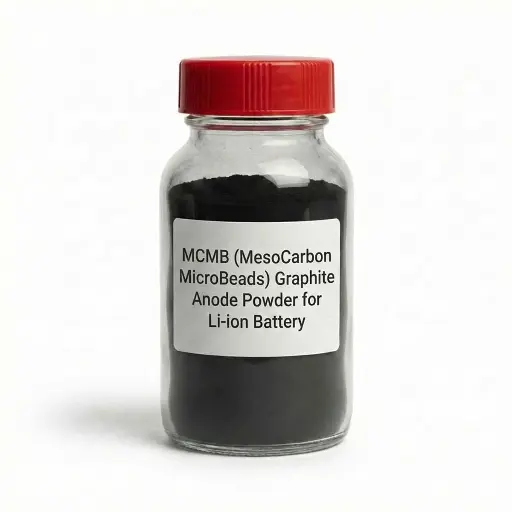 [S4R-ELM-ANP9005A] MCMB (MesoCarbon MicroBeads) Graphite Anode Powder for Li-ion Battery Research – 250 g